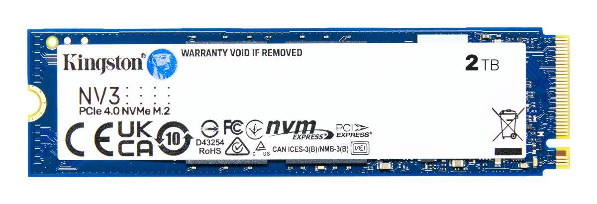 KINGSTON SSD - Nv3 - 2TB - Pci-e 4.0 X4 Nvme - M.2 2280