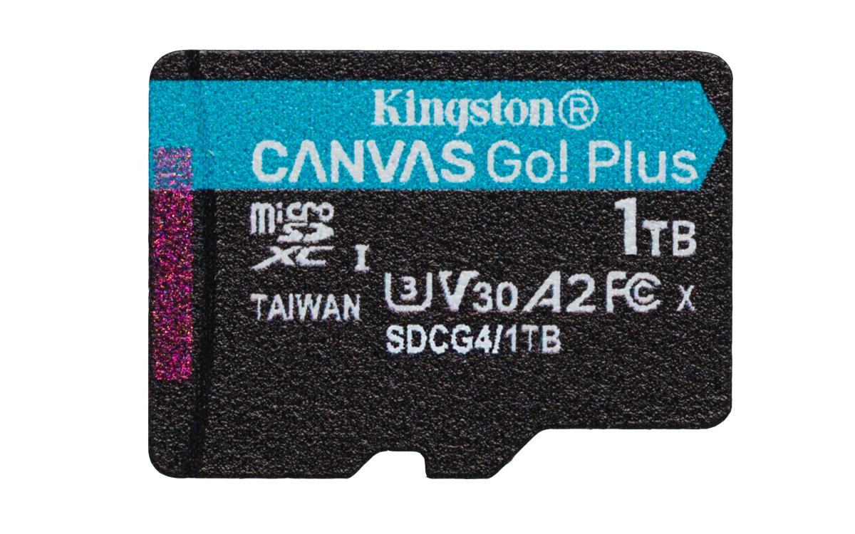 KINGSTON Micro Sdxc Card - Canvas Go Plus  - 1TB - Cl10 - Uhs-l A2 U3 With Adapter