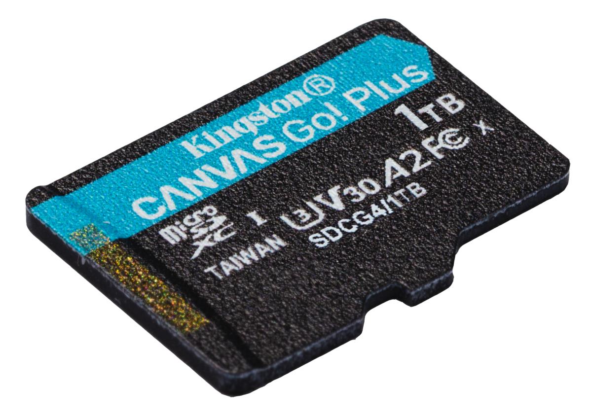 KINGSTON Micro Sdxc Card - Canvas Go Plus  - 1TB - Cl10 - Uhs-l A2 U3 With Adapter