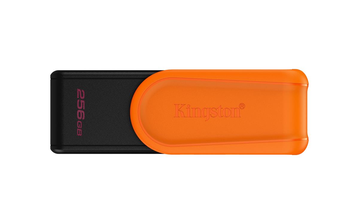 KINGSTON Datatraveler Exodia S - 256GB USB Stick - USB 3.2 - Black / Orange