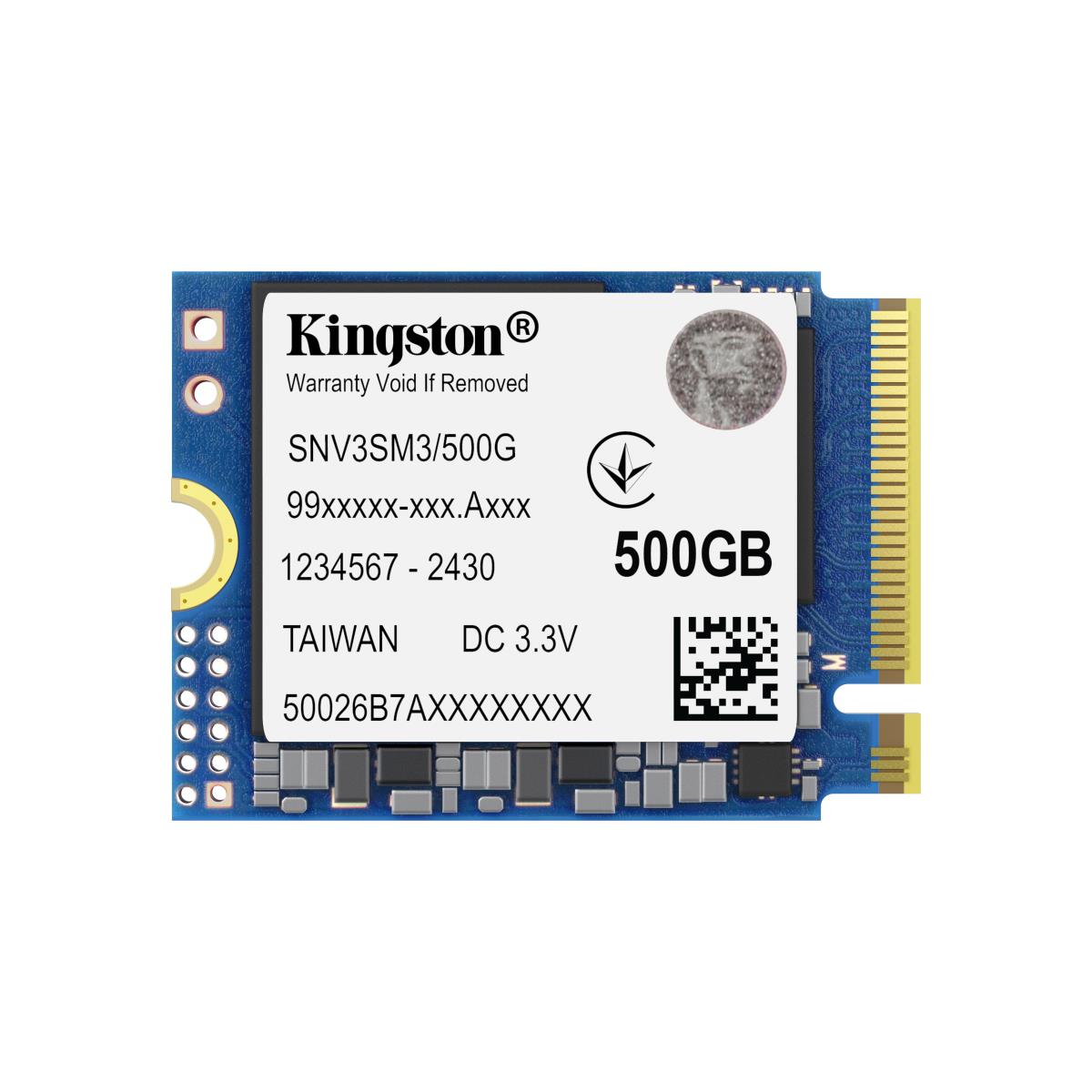 KINGSTON SSD - Nv3 - 500GB - Pci-e 4.0 X4 Nvme - M.2 2230