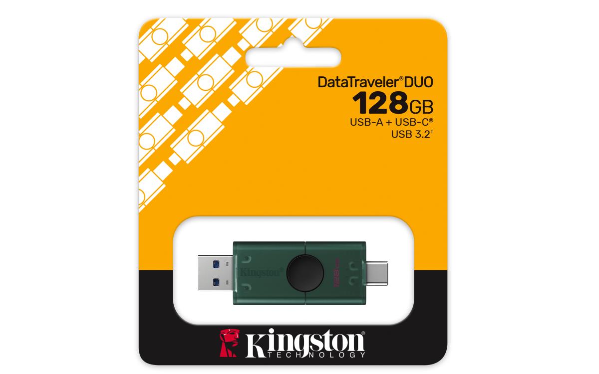 KINGSTON Datatraveler Duo - 128GB USB Stick - USB-a And USB-c