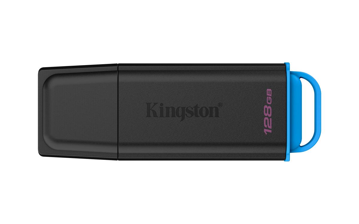 KINGSTON Datatraveler Exodia - 128GB USB Stick - USB 3.2 - Black / Blue