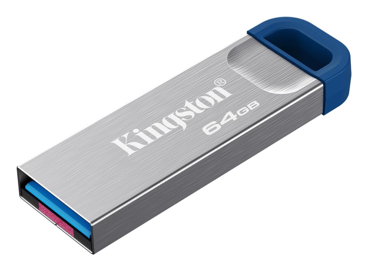 KINGSTON Datatraveler Kyson - 64GB USB Stick - 220mb/s Metal USB 3.2 Gen 1