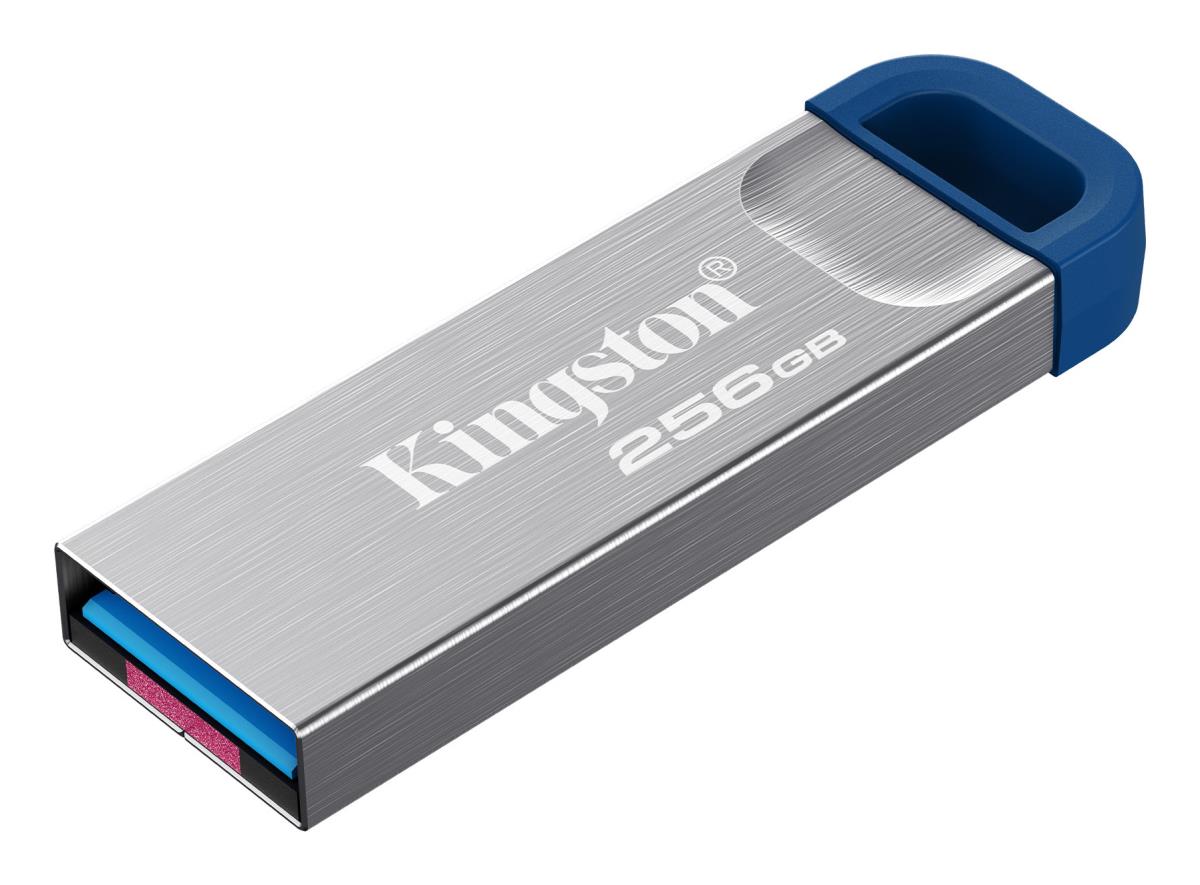 KINGSTON Datatraveler Kyson - 256GB USB Stick - 220mb/s Metal USB 3.2 Gen 1