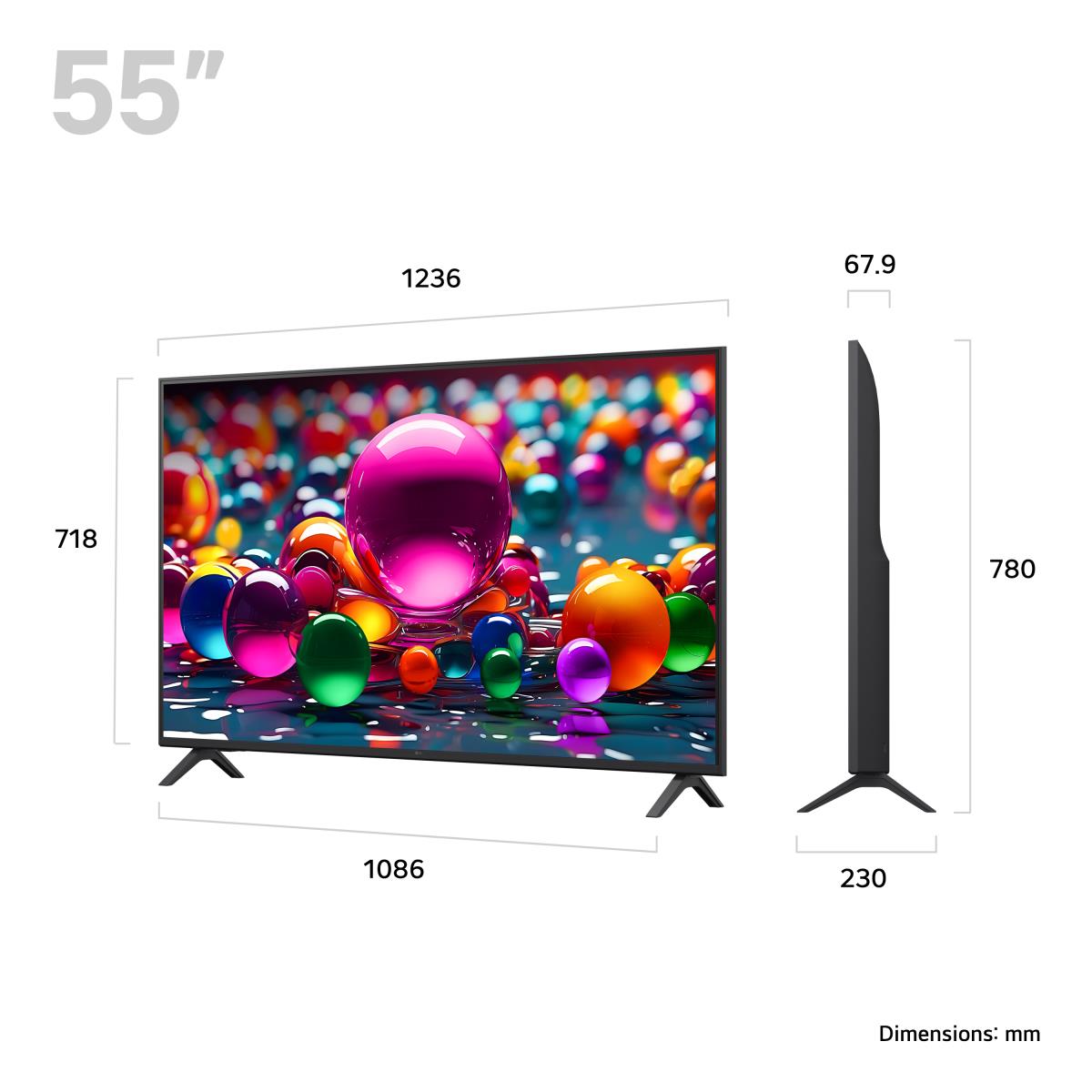 LG Smart Tv - 55ua75006la - 55in - 3840 X 2160 (4k Uhd) - Black