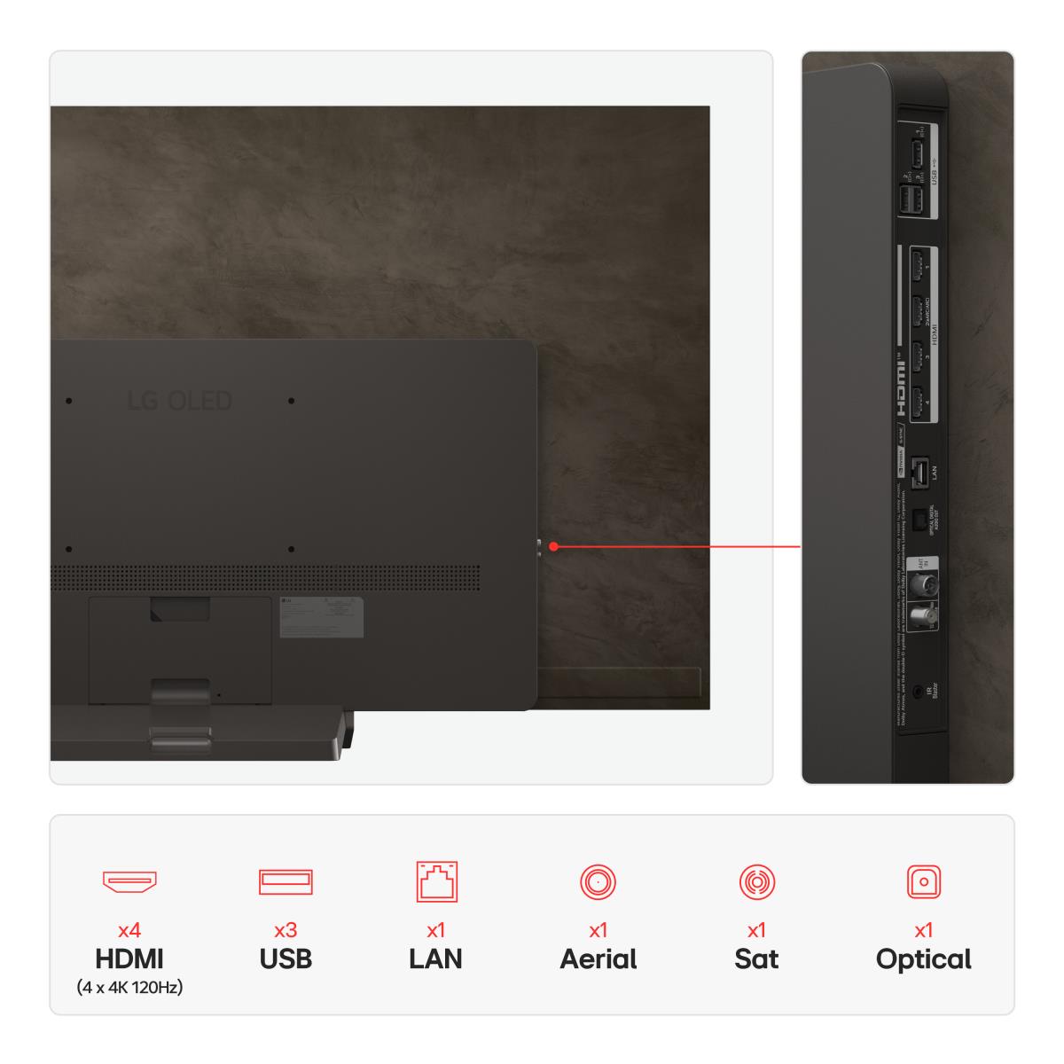LG Smart Oled Evo Tv - Oled48c56lb - 48in - 3840 X 2160 (4k Uhd) - Black