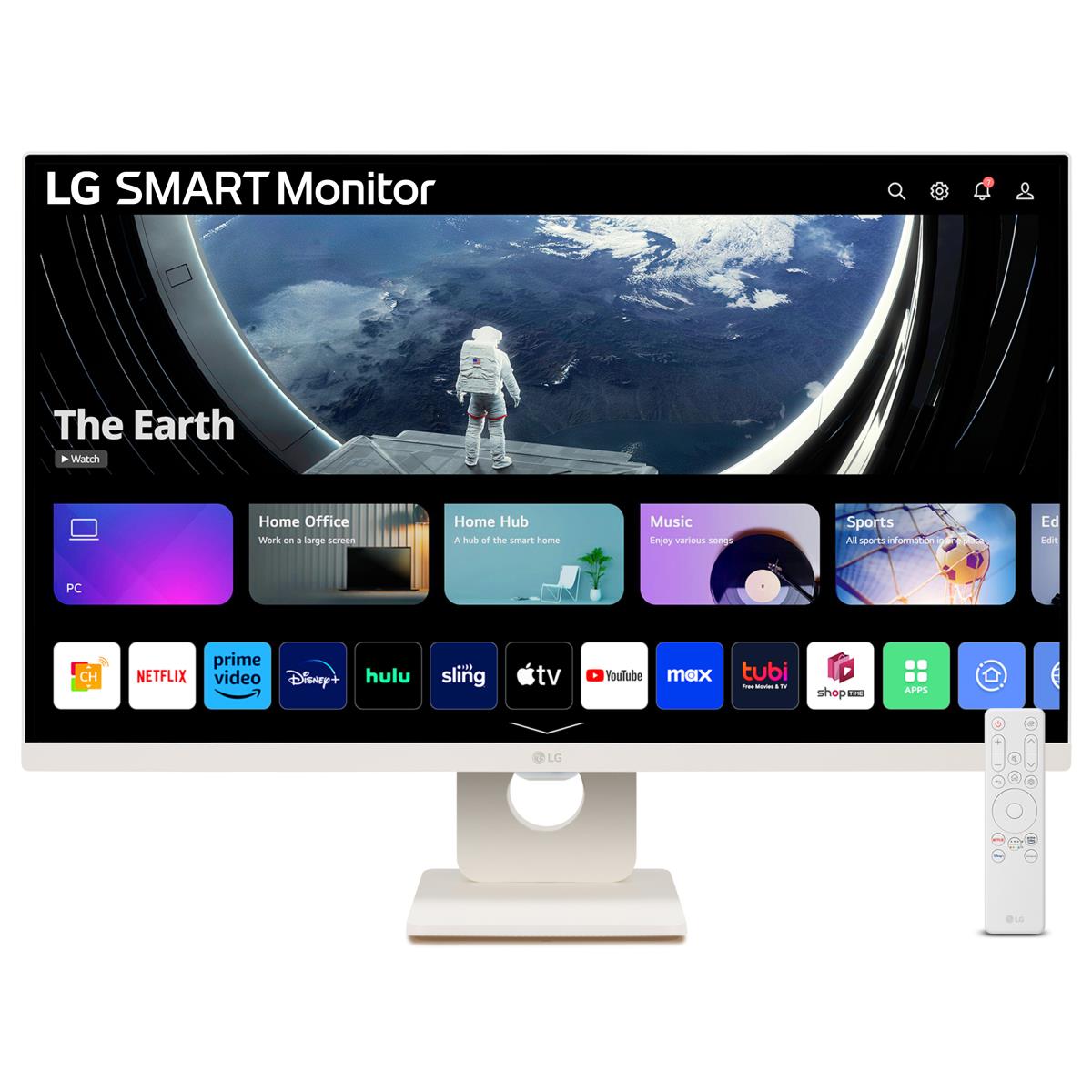 LG Smart Monitor - 27u511sa-w - 27in - Full Hd (1920x1080) - 5ms - IPS 16:9 - White