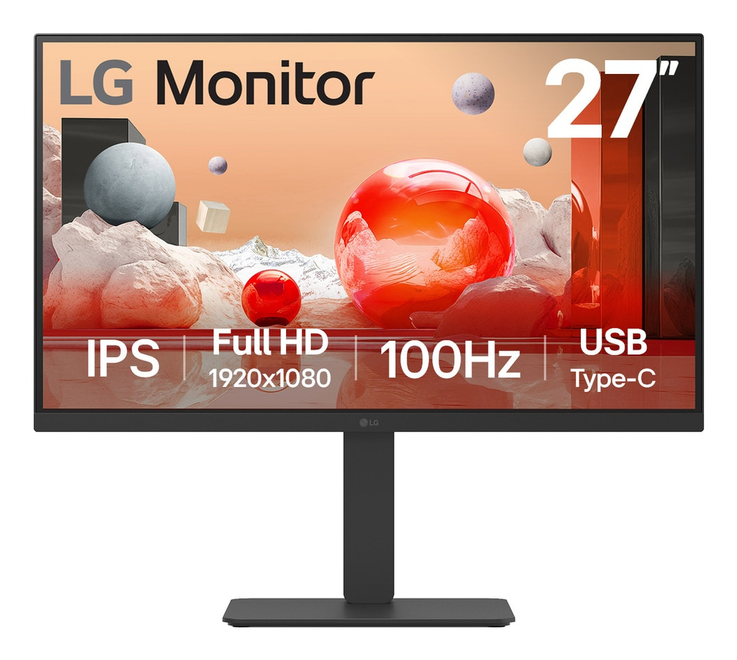 LG USB-c Desktop Monitor - 27ba650-b - 27in - Full Hd (1920x1080) - 5ms - IPS 16:9 - Black