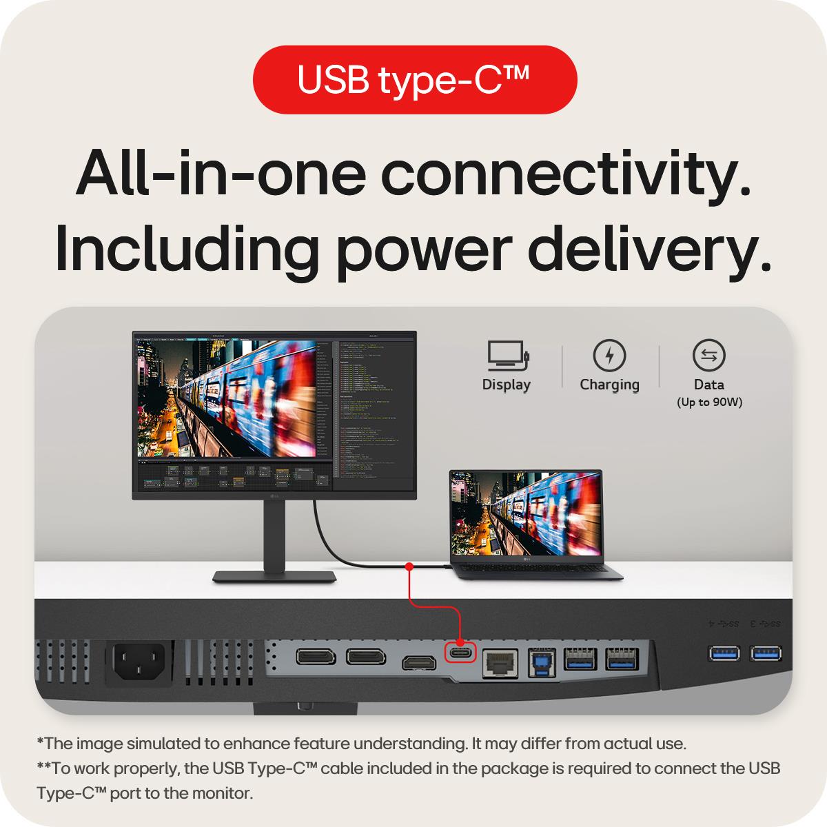 LG USB-c Desktop Monitor - 27ba850-b - 27in - Full Hd (1920x1080) - 5ms - IPS 16:9 - Black
