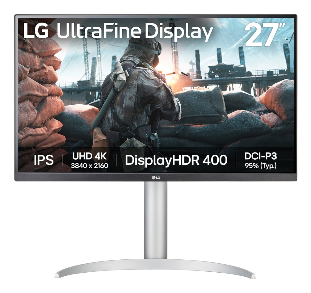 LG Desktop Monitor - 27up650k-w - 27in - 3840 X 2160 (4k Uhd) - 5ms - IPS 16:9 - White