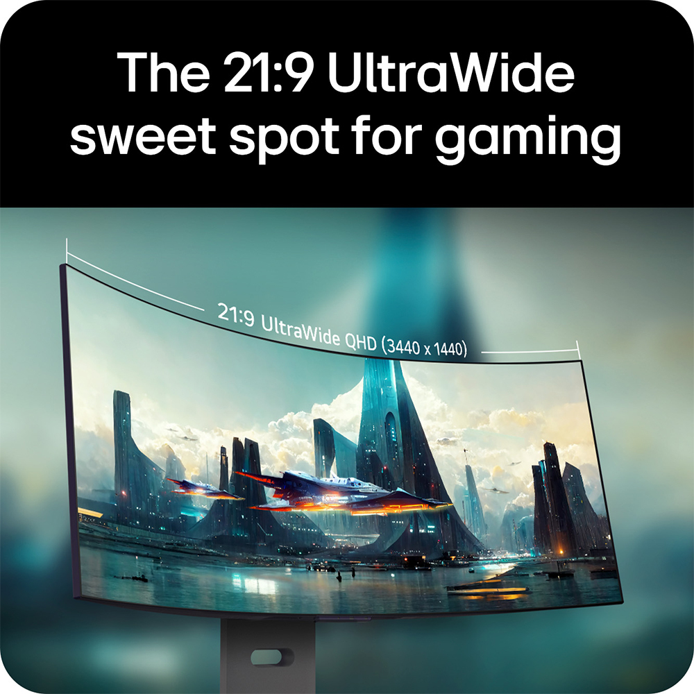 LG Gaming USB-c Monitor - 34u650a-b - 34in - Wqhd (3440x1440) - 5ms - 21:9 Oled - Black