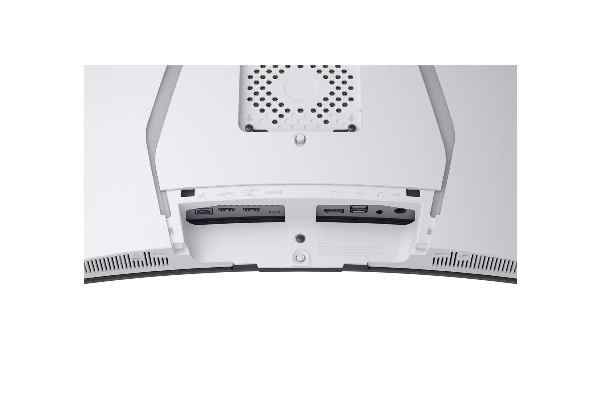 LG Gaming USB-c Curved Monitor - 34gx90sa-w - 34in - Wqhd (3440x1440) - 5ms - 21:9 Oled - White