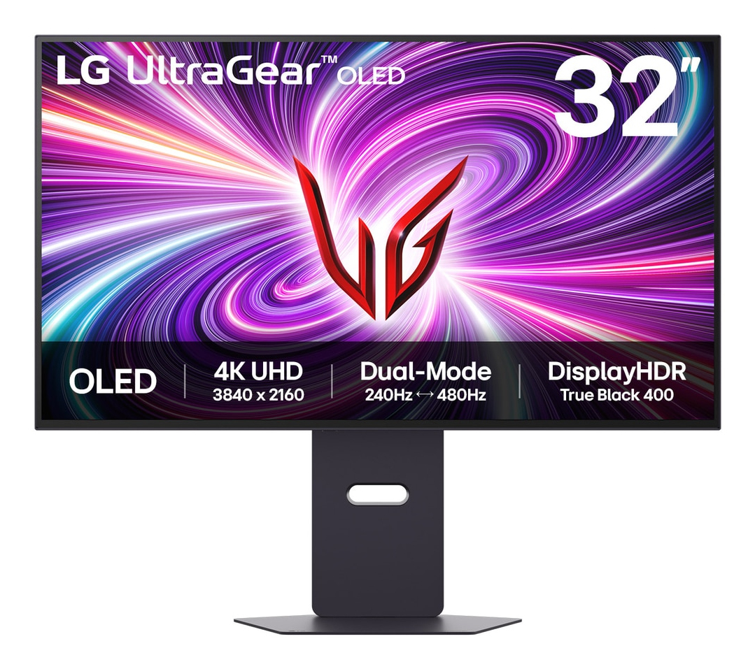 LG Desktop Monitor - 32gx870a-b - 32in - 3840 X 2160 (4k Uhd) - Oled 16:9 - Black