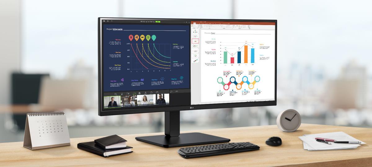 LG Curved USB-c Monitor - UltraWide 34BA75QE-B - 34in - WQHD (3440 x 1440) - 5ms - IPS (21:9) - Black