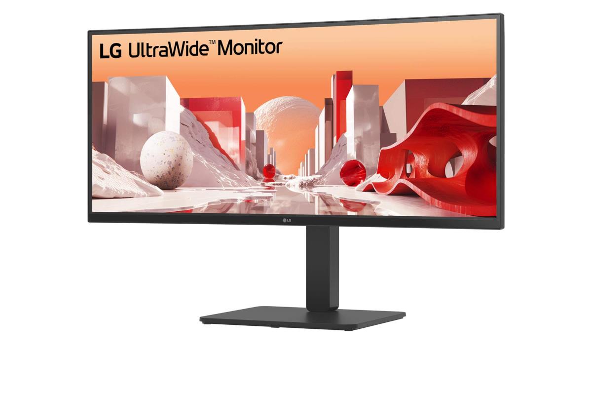 LG Curved USB-c Monitor - UltraWide 34BA75QE-B - 34in - WQHD (3440 x 1440) - 5ms - IPS (21:9) - Black