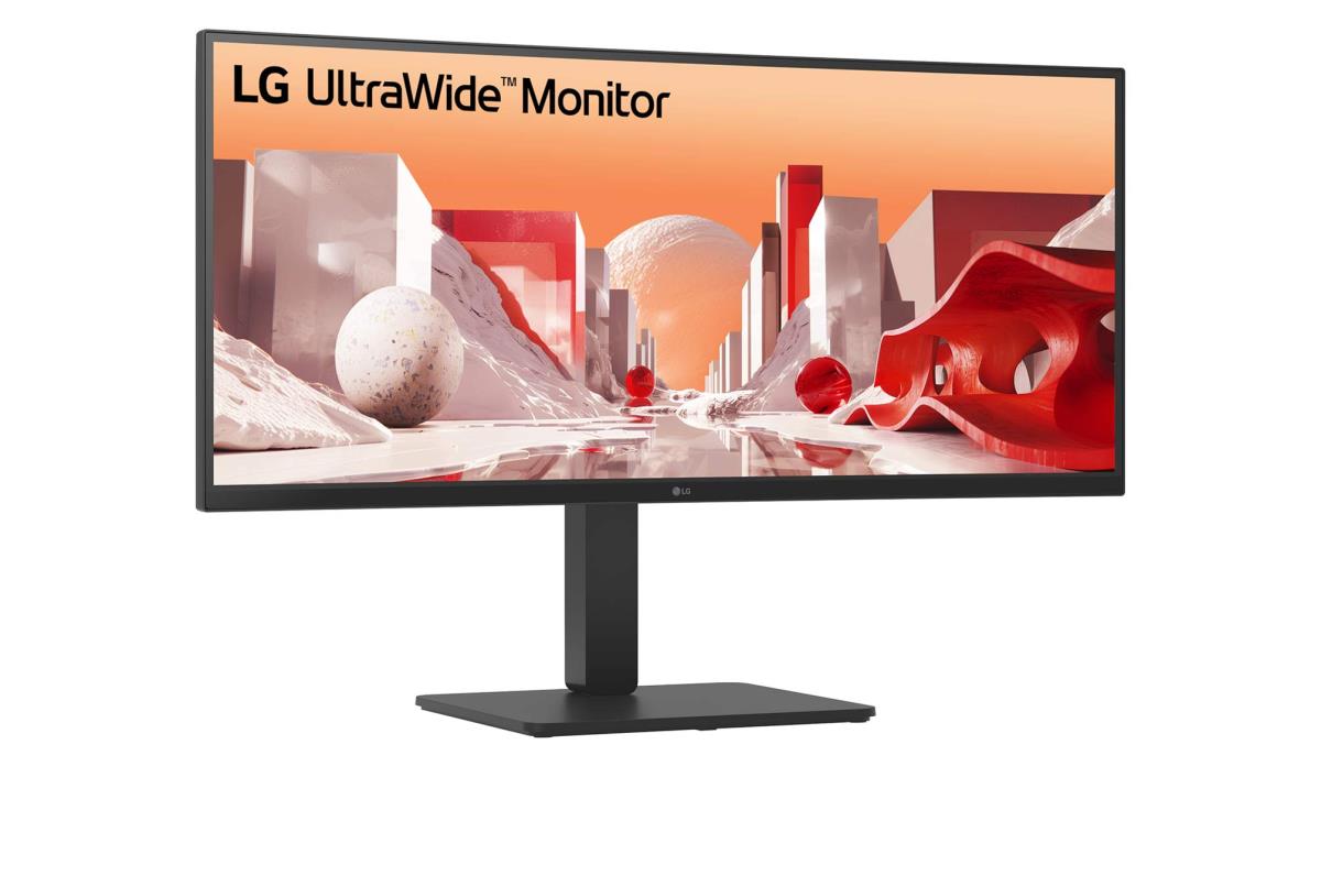 LG Curved USB-c Monitor - UltraWide 34BA75QE-B - 34in - WQHD (3440 x 1440) - 5ms - IPS (21:9) - Black