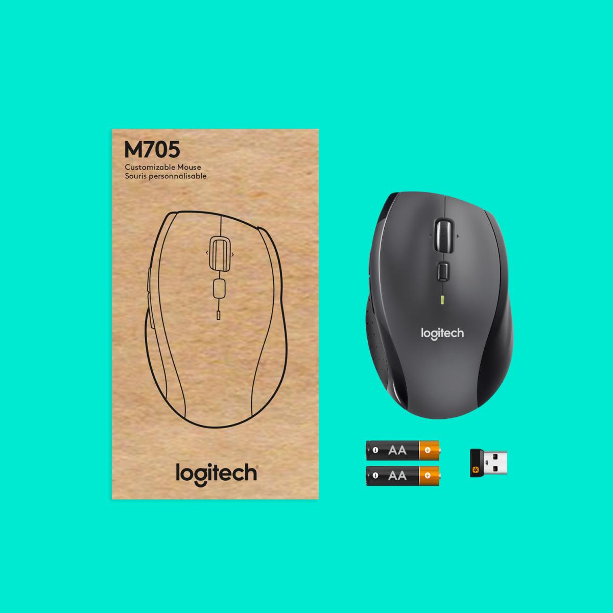 LOGITECH Wireless Marathon Mouse M705 Black