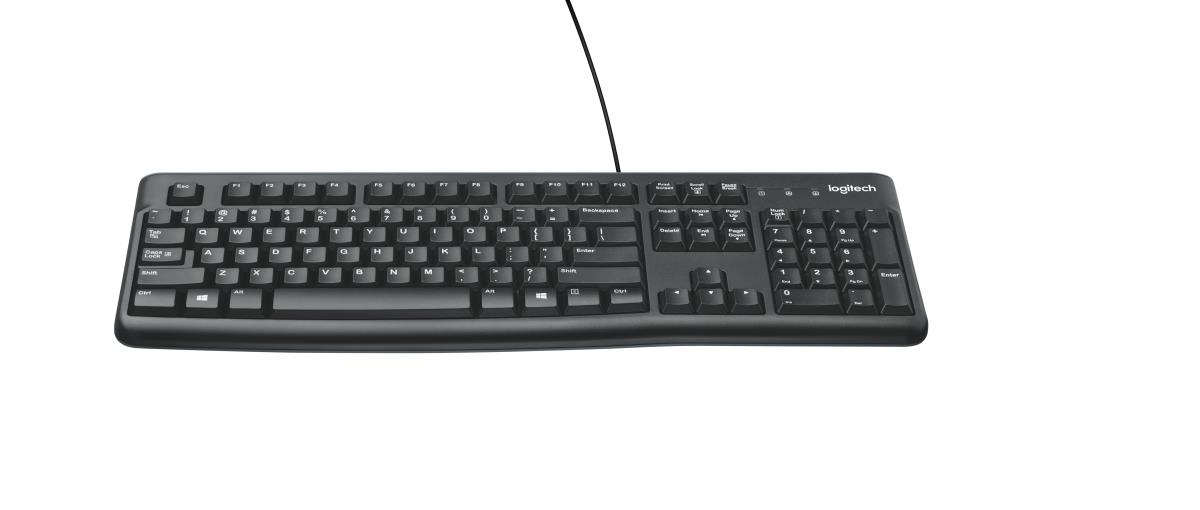 LOGITECH K120 Keyboard - USB Corded - Qwerty Us/int'l