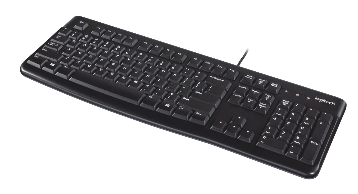 LOGITECH K120 Keyboard - USB Corded - Qwerty Us/int'l