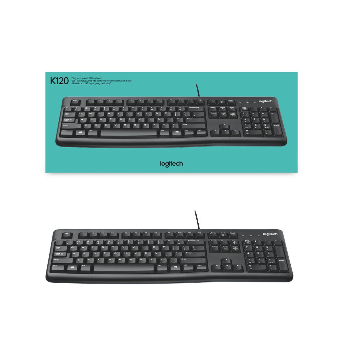 LOGITECH Keyboard K120 - Qwertzu Swiss-Lux