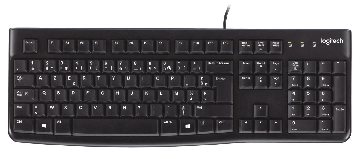 LOGITECH Oem Keyboard K120 Azerty French