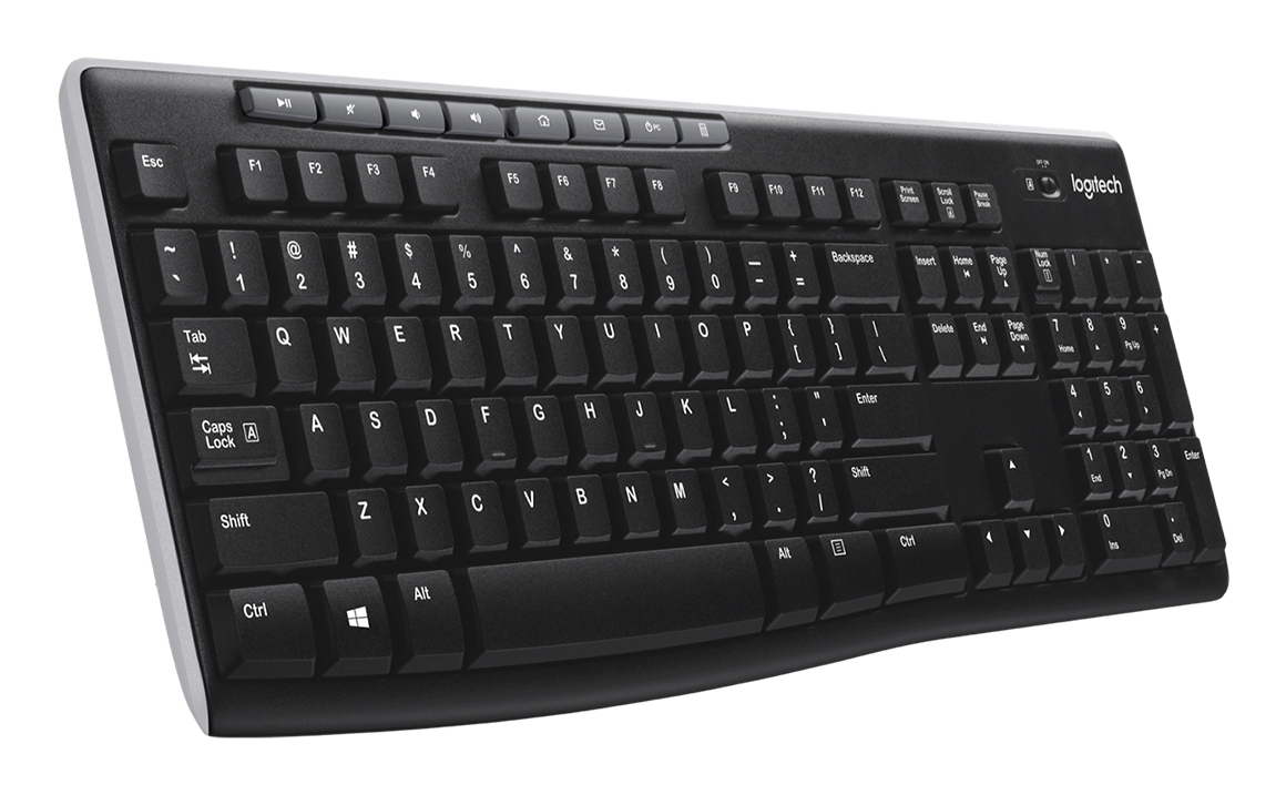 LOGITECH Wireless Keyboard K270 Qwerty Pan Nordic