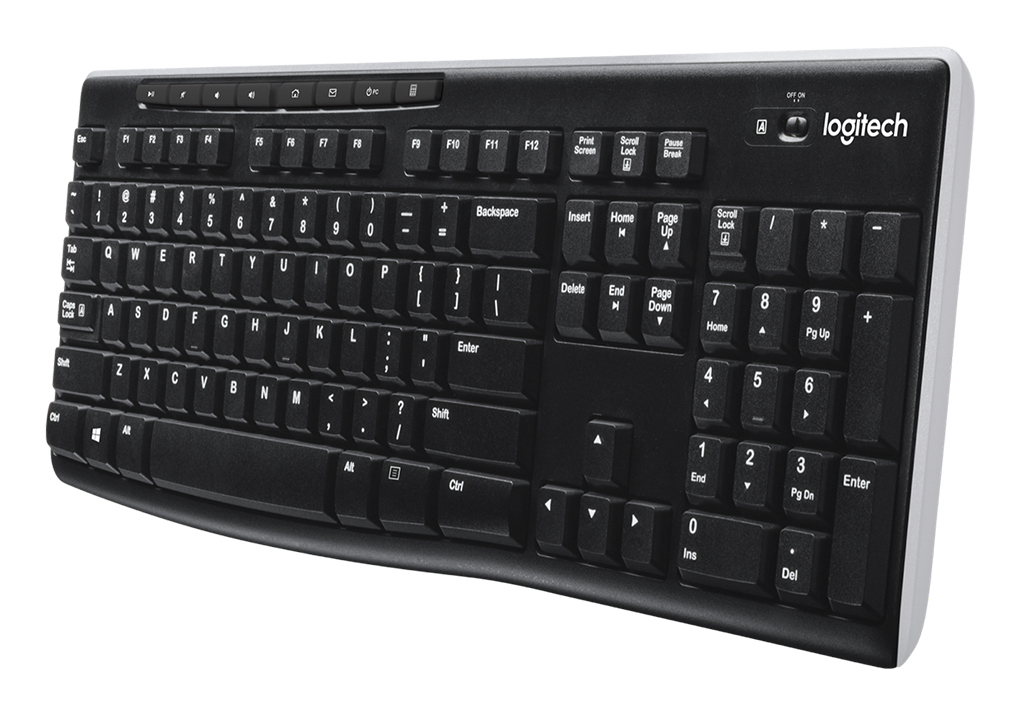 LOGITECH Wireless Keyboard K270 Qwerty Pan Nordic