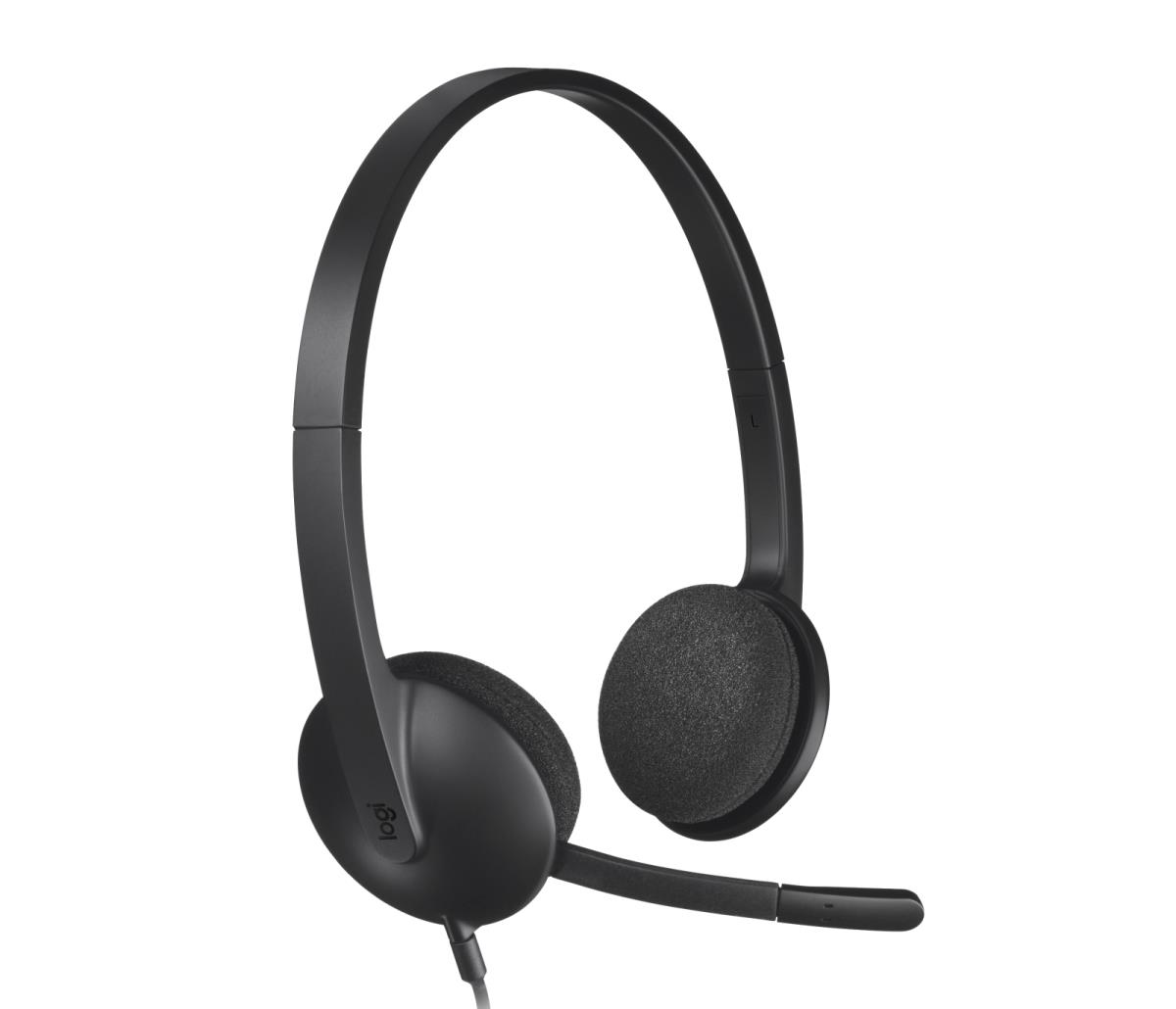 LOGITECH H340 - USB - Headset - Black