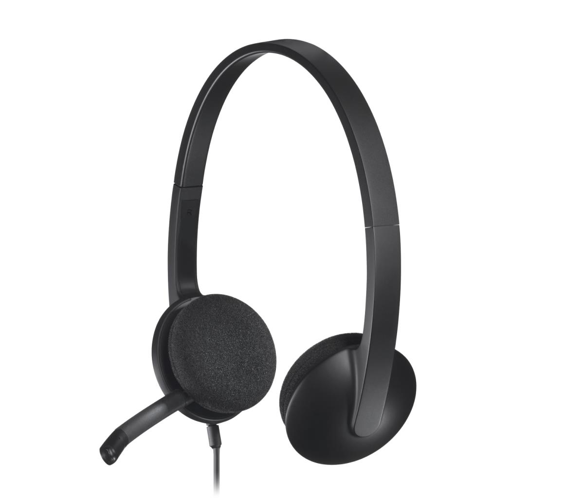 LOGITECH H340 - USB - Headset - Black