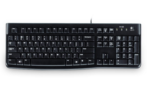 LOGITECH Keyboard K120 For Business USB Black Italian