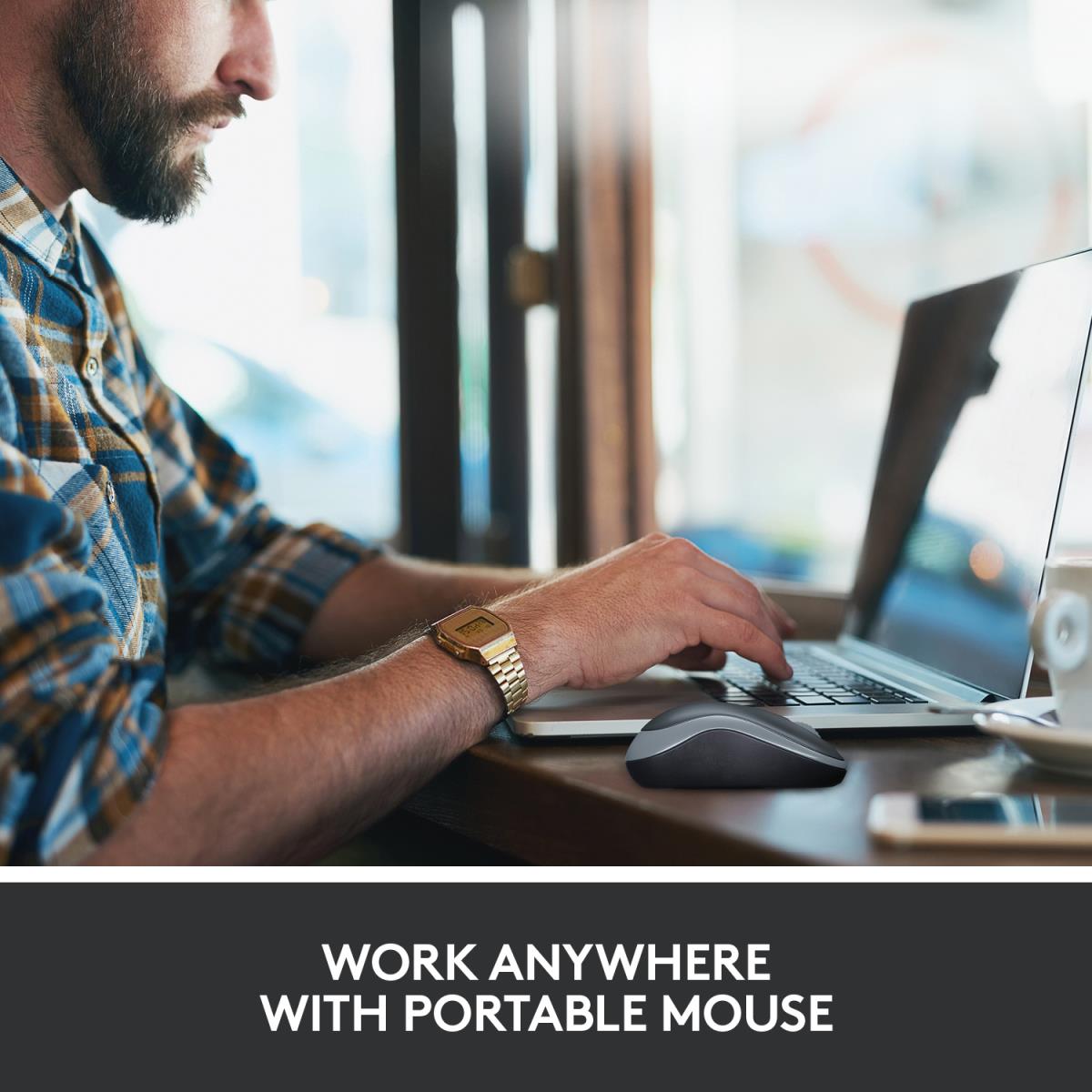 LOGITECH Wireless Mouse M185 Swift Grey