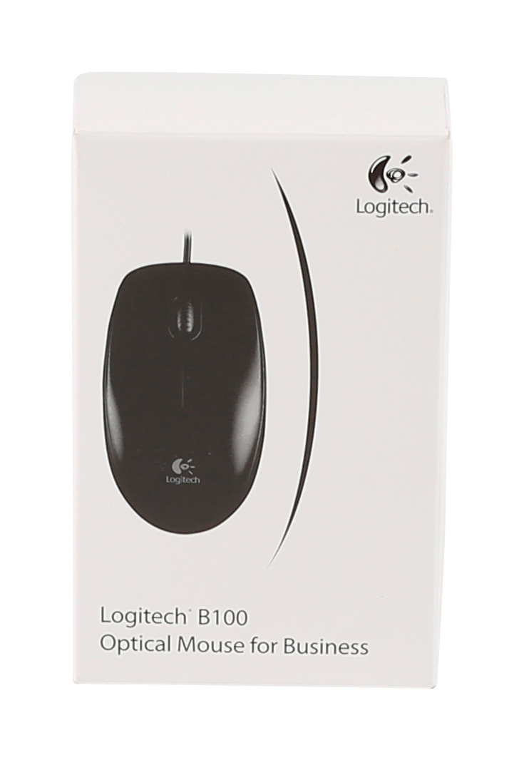 LOGITECH Mouse - B100 - Optical - Black
