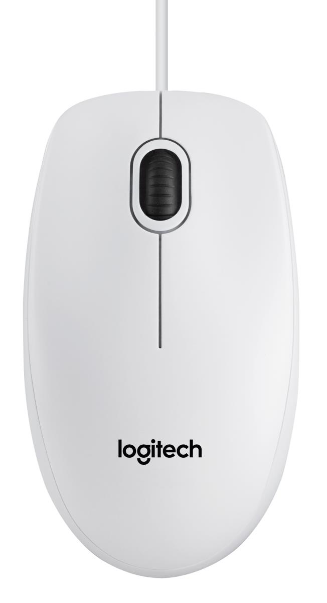 LOGITECH B100 Optical Mouse White