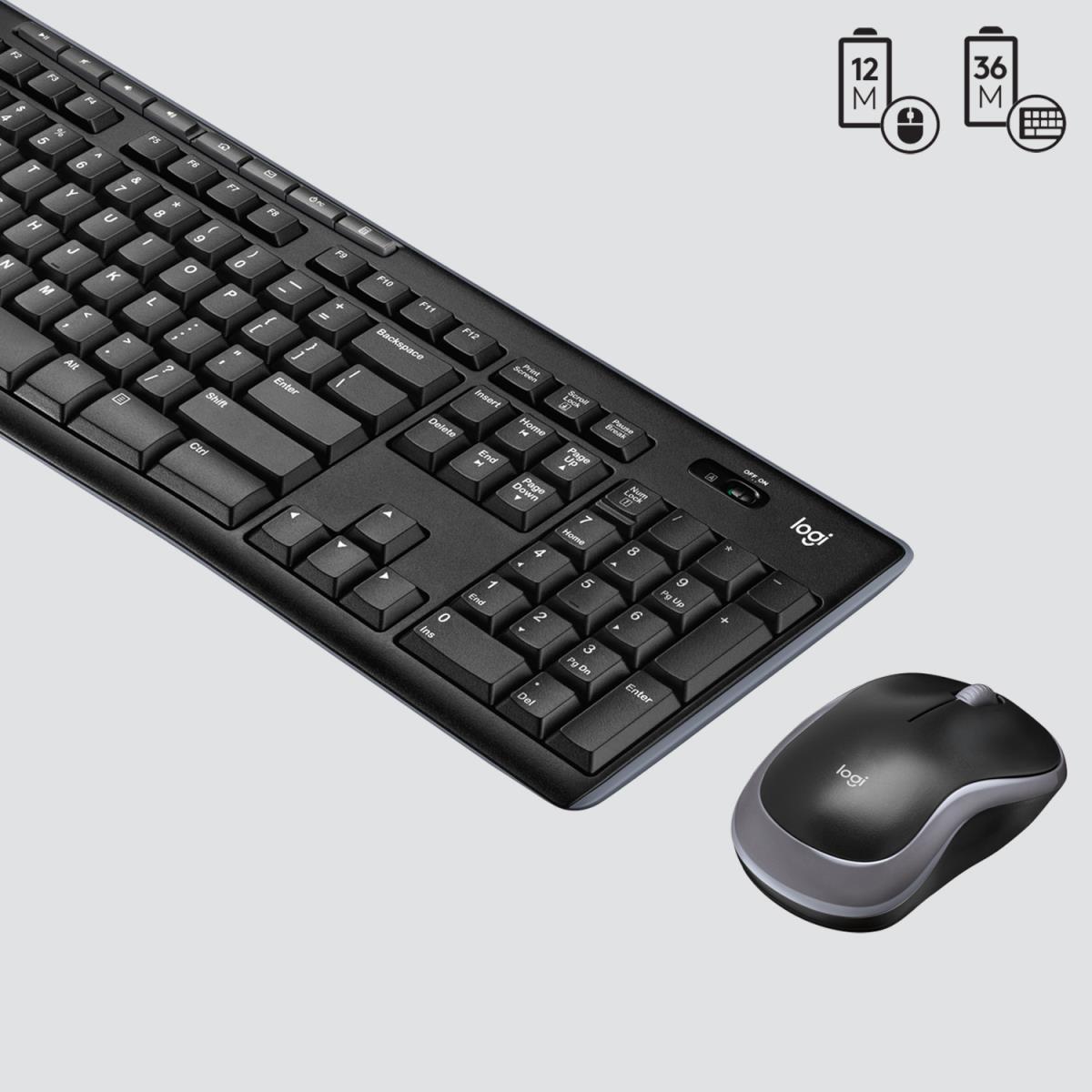 LOGITECH Wireless Desktop Mk270 - Qwerty Us/int''l