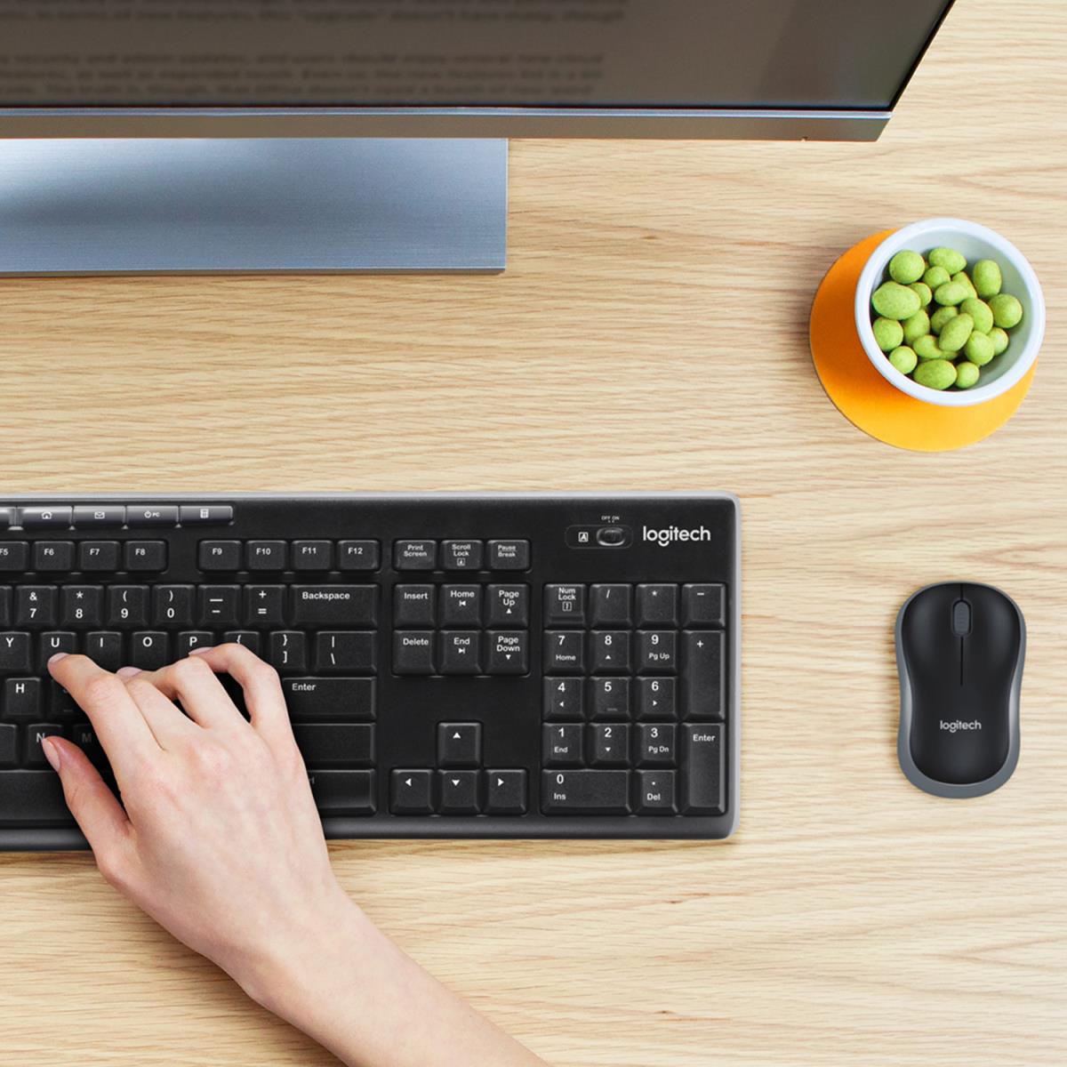 LOGITECH Wireless Desktop Mk270 - Qwerty Us/int''l