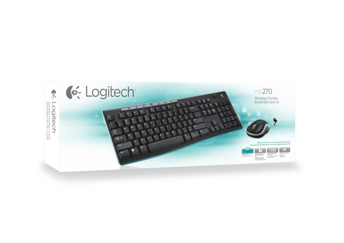 LOGITECH Wireless Desktop Mk270 - Qwertzu German