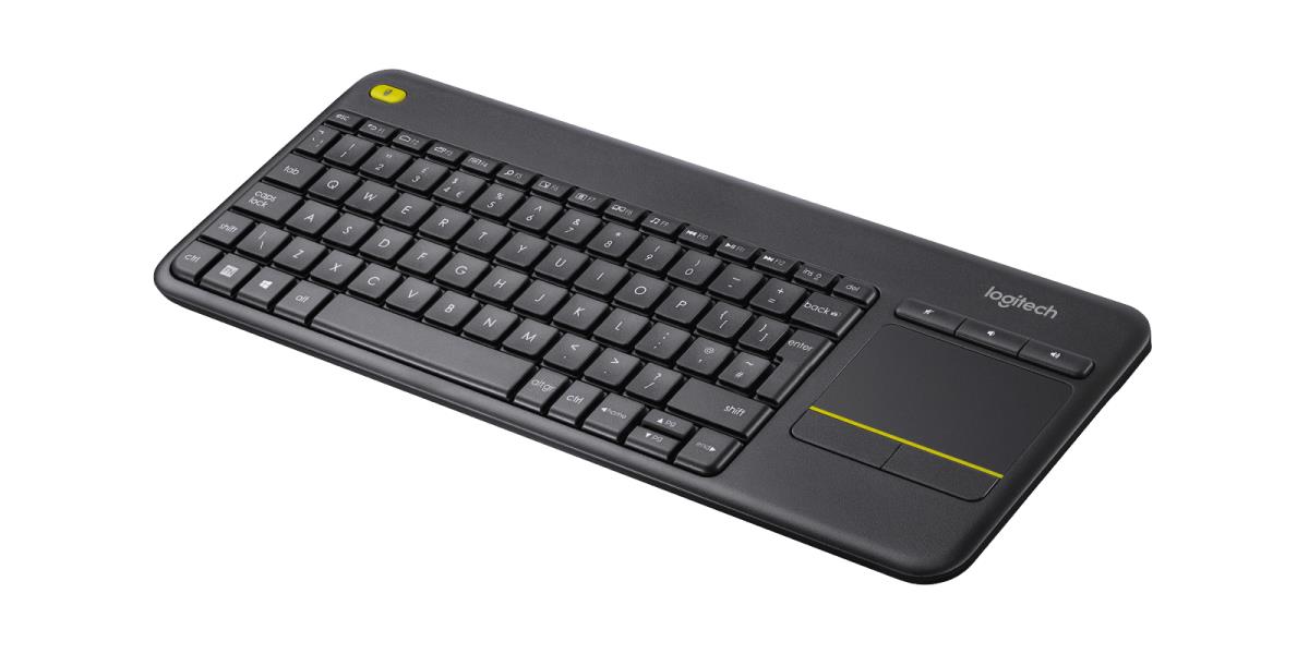 LOGITECH Wireless Touch Keyboard K400 Plus - Black - Qwerty Dutch
