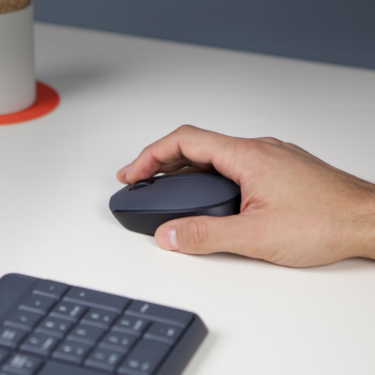 LOGITECH M170 Wireless Mouse Grey Emea