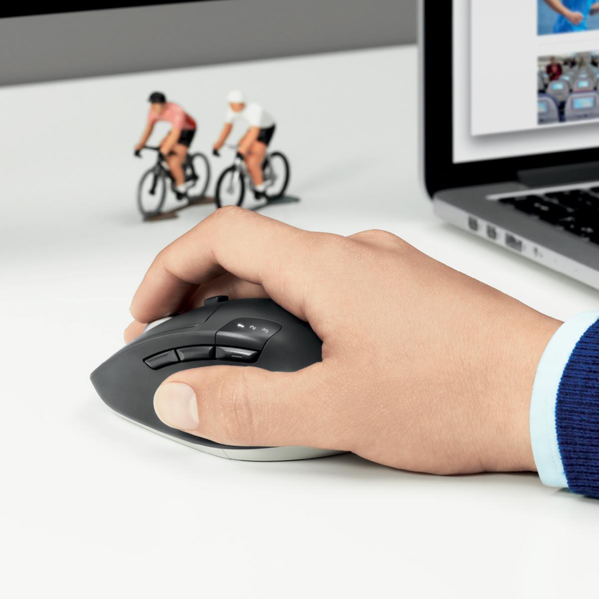 LOGITECH M720 Triathlon Multi Device Wireless Mouse - Black