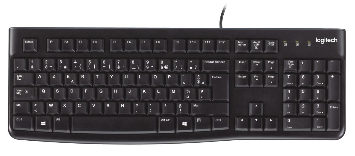 LOGITECH Keyboard K120 - Azerty Belgian