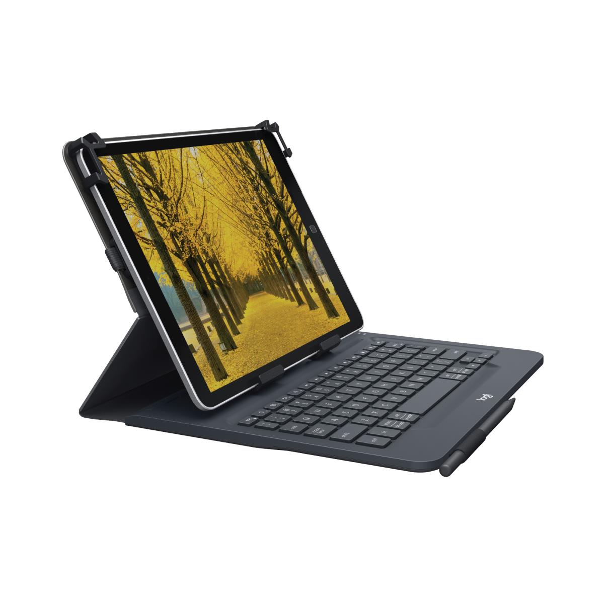 LOGITECH Universal Folio With Integrated Keyboard For 9-10in Qwerty Uk