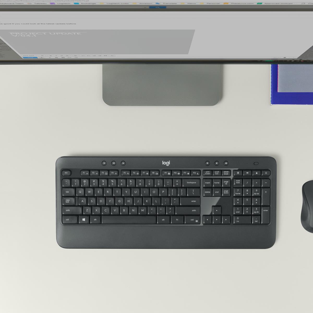 LOGITECH Mk540 Advanced Wireless Keyboard & Mouse Combo - Azerty Belgian