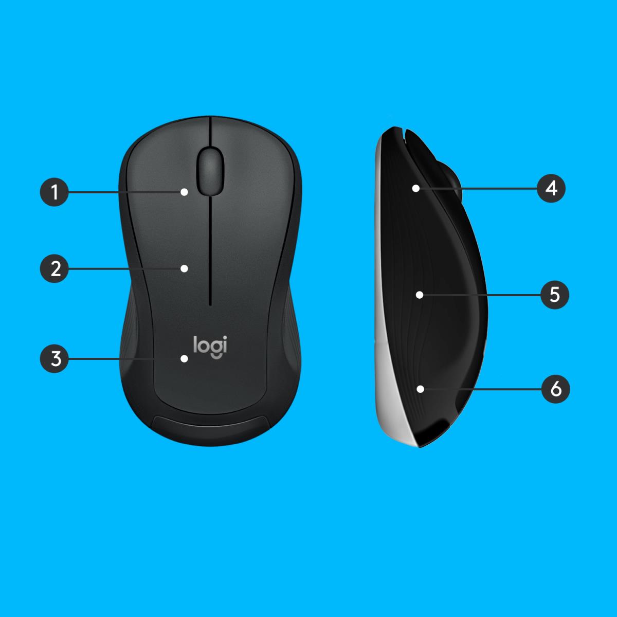 LOGITECH MK540 ADV WRLS KEYBOARD /MOUSE COMBO-N/A-US INTL-2.4GHZ-N/A-INT