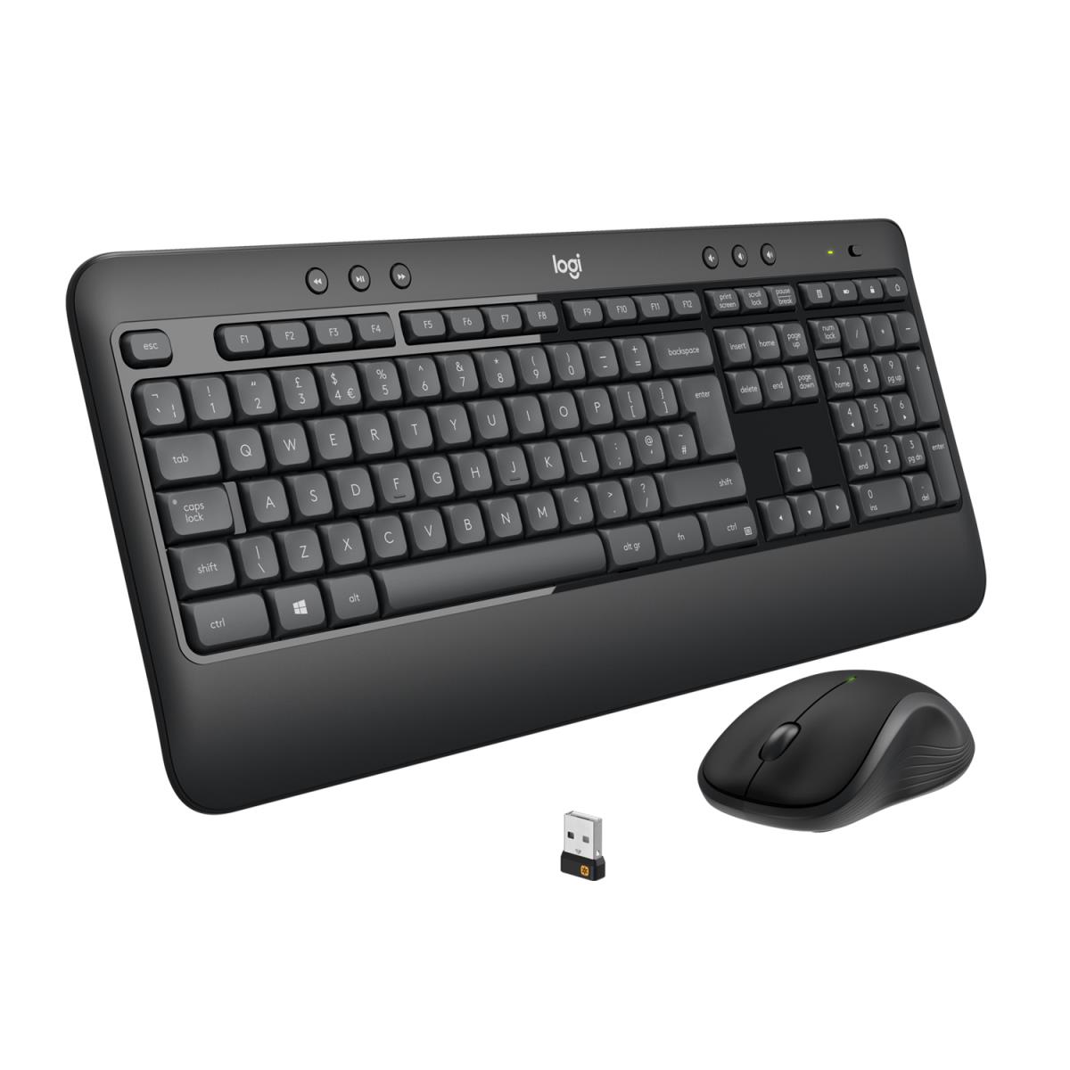 LOGITECH MK540 ADV WRLS KEYBOARD /MOUSE COMBO-N/A-US INTL-2.4GHZ-N/A-INT