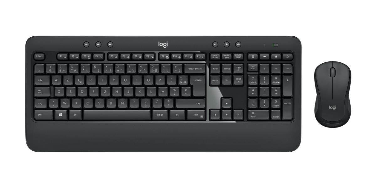 LOGITECH Mk540 Advanced Wireless Keyboard And Mouse Combo - Azerty French