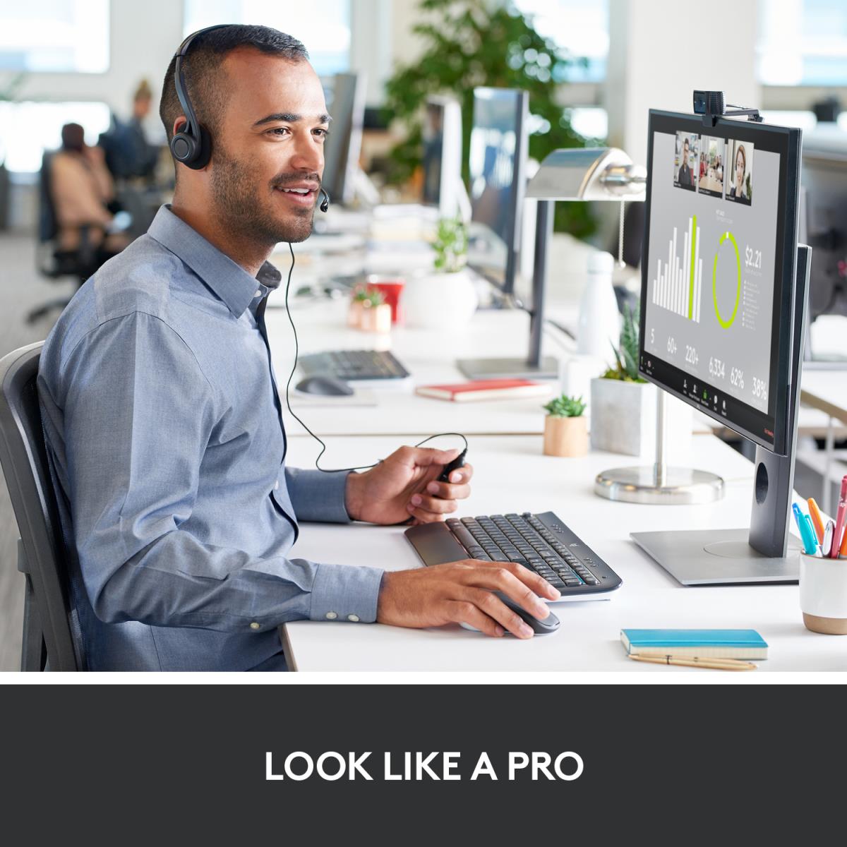 LOGITECH Hd Pro Webcam C920s - USB