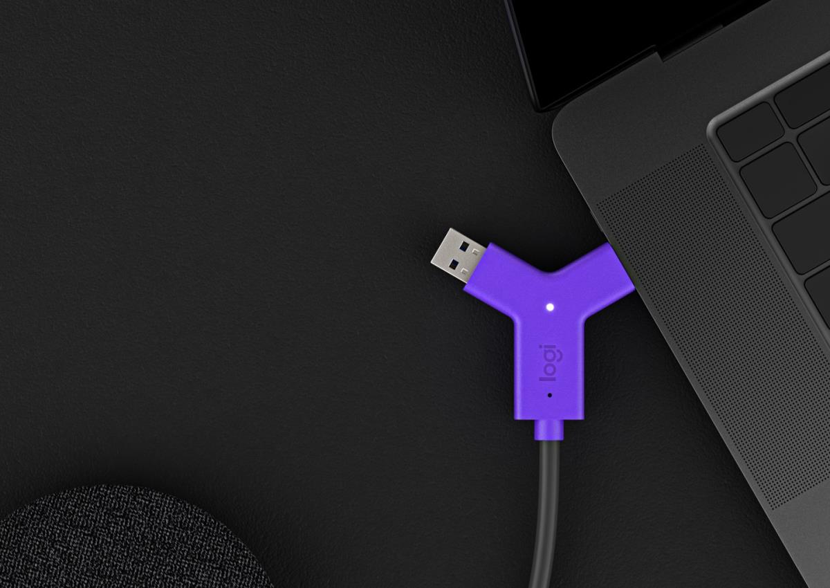 LOGITECH Swytch - Hub - 2 X Hdmi + 1 X Superspeed USB + 2 X USB-c - Desktop