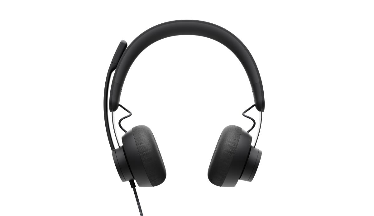 LOGITECH Zone Wired - USB-c / USB-a - Headset - Msft Teams Zone - Black