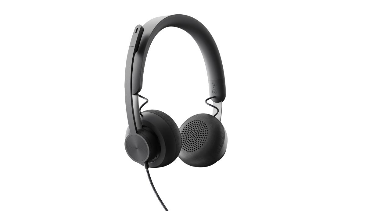 LOGITECH Zone Wired - USB-C / USB-A - Headset - UC Zone - Black